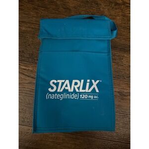 STARLIX (Nateglinide)120 mg Insulated Lunch Bag Cooler Medical‎ has damage RARE